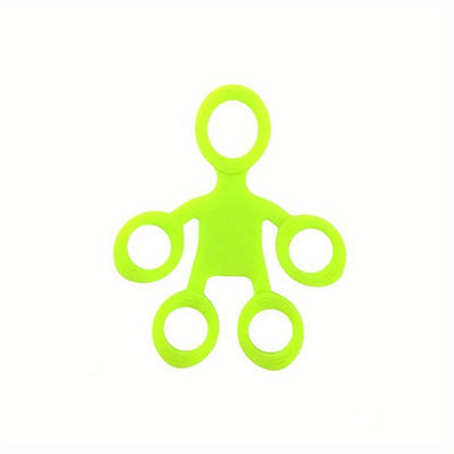 1pc Silicone Finger Grip Strengthener, Medium Tension Level, Hand Exerciser Ring for Finger Training and Strength Improvement