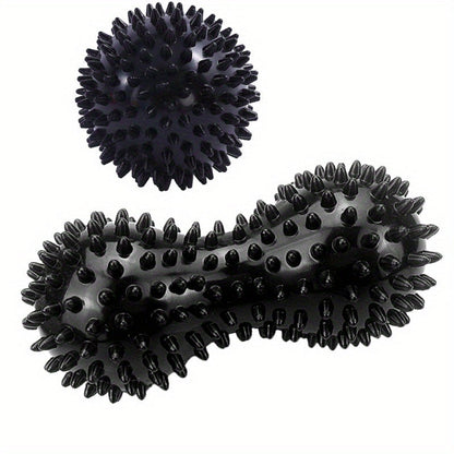 Colorful PVC Spiky Massage Balls for Deep Tissue Massage: Stress, and Muscle Soreness - Hard and Durable
