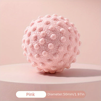 Fascia Ball, Raised Point Massage Ball, TPR Yoga Ball, Waist Back, Foot Massage Ball, Suitable for Home Gym