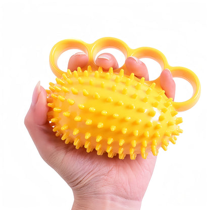 TPU Hand Grip Strengthener, Finger Exerciser, Strength Training Grip Trainer, Uncharged, Durable Exercise Equipment for Improved Hand Strength - Available in Yellow, Blue, Pink