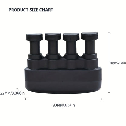 TIT COOPOPE Finger Exerciser, Finger Strengthener, Grip Strength Trainer, Guitar Finger Strength Trainer, and Training Device, 2023 New Grip Strength Trainer, Material: PP (Polypropylene), Uncharged, Please Refer To The SKU,