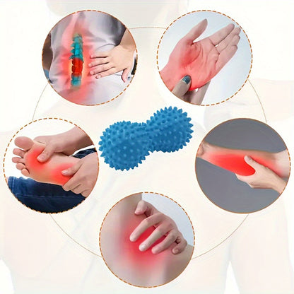 Colorful PVC Spiky Massage Balls for Deep Tissue Massage: Stress, and Muscle Soreness - Hard and Durable