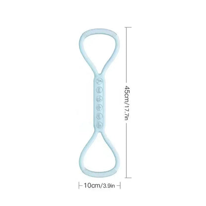 8 Word Tensioner Eight Silicone Yoga Auxiliary Home Elastic Band Fitness Equipment Shoulder Beauty Back Elastic Band