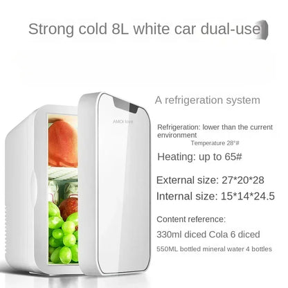 Mini Refrigerator Frozen Refrigerated Home Dormitory Car Office Student Small Freezer refrigerador domestico