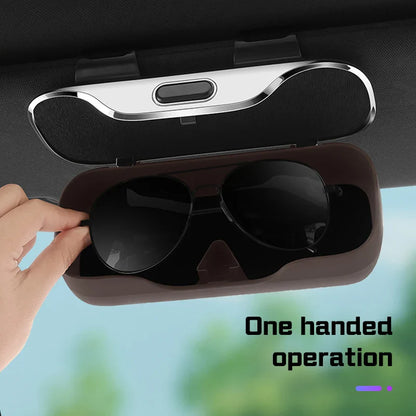 Car Glasses Box For Changan UNIK UNIV UNIT CS75 PLUS CS95 CS35 PLUS Alsvin CS55 Auto Sun Visor Eyeglass Case Sunglasses Holder