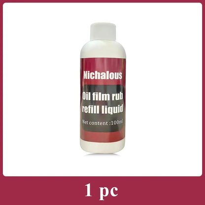Car Glass Coating Oil Film Clean Brush Kit - 120ml Professional Repair Glass Scratch Brightening Windows Anti-fog Polishing