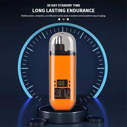Rechargeable Nose Hair Trimmer Clipper USB Charging Dual-Edge Blades Electric Portable Men Mini Nose Hair Trimmer Face Care Kit