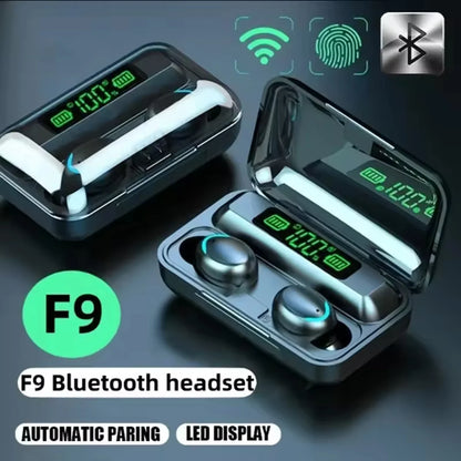 TWS Earphone Bluetooth Earphones Wireless Headphones Hifi Stereo Sports Earbuds Headset Hearing Aids with Mic Handfree