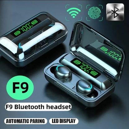 TWS Earphone Bluetooth Earphones Wireless Headphones Hifi Stereo Sports Earbuds Headset Hearing Aids with Mic Handfree