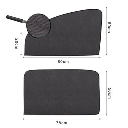 Magnetic Car Sun Shade UV Protection Car Curtain Car Window Sunshade Side Window Summer Protection Window Film Mesh Sun Visor