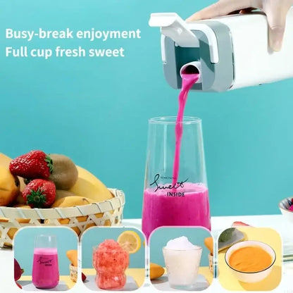 Convenient Mixers Small Juicing Cup Travel Juices Maker Rechargeable Juicing Device Juicing Cups for Kitchen Gym Travel X7XA