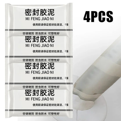 Wall Hole Sealing Cement Clay Home Improvement Tool Cover Cracks Waterproof Repair For Air Conditioning Hole Water Leakage