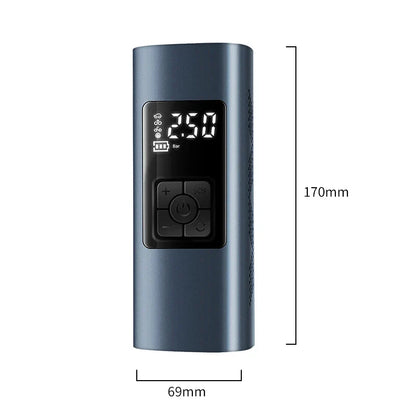 Tire Inflator Portable Electric Air Compressor 6000mAh Rechargeable Mini Tire Pump with LED for Car Motorcycles Bicycle