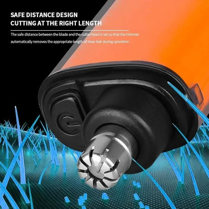 Rechargeable Nose Hair Trimmer Clipper USB Charging Dual-Edge Blades Electric Portable Men Mini Nose Hair Trimmer Face Care Kit