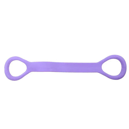 1PCS Fitness Stretching Belt With 8 Shaped Puller Arm Back Training Elastic Rope Yoga Auxiliary Exercise Equipment Home Female