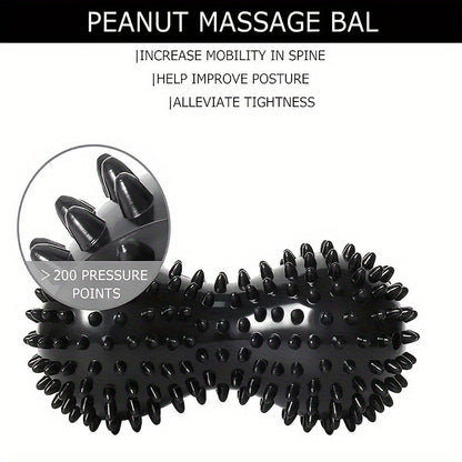 Colorful PVC Spiky Massage Balls for Deep Tissue Massage: Stress, and Muscle Soreness - Hard and Durable