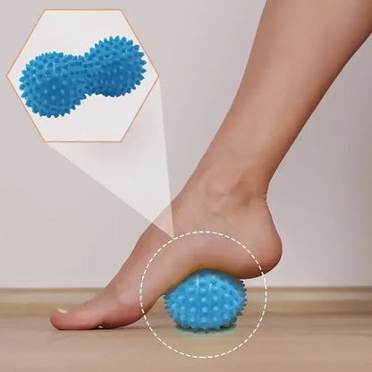 Colorful PVC Spiky Massage Balls for Deep Tissue Massage: Stress, and Muscle Soreness - Hard and Durable